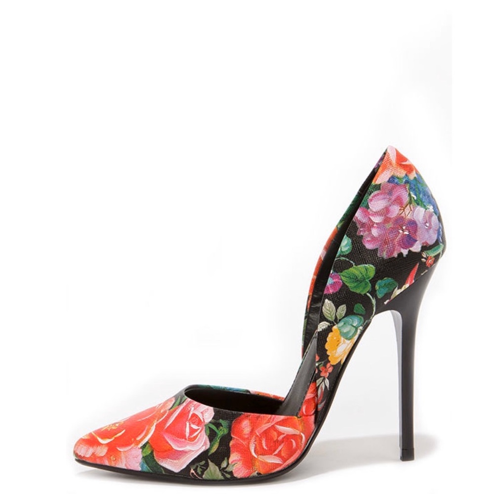 Steve Madden Varcitty Floral Multi D’Orsay Pumps